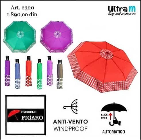 Kišobran Figaro Art. 2320 Auto Windproof
