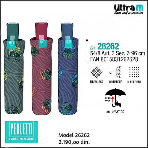 Kišobran Perletti Art. 26262 Ženski automatik