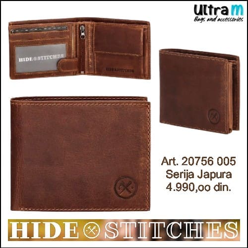 Muški novčanik Hide & Stitches Art. 20756 005 koža camel