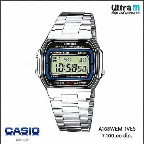 Zenski ručni sat Casio Art. A164WA-1VES Vintage
