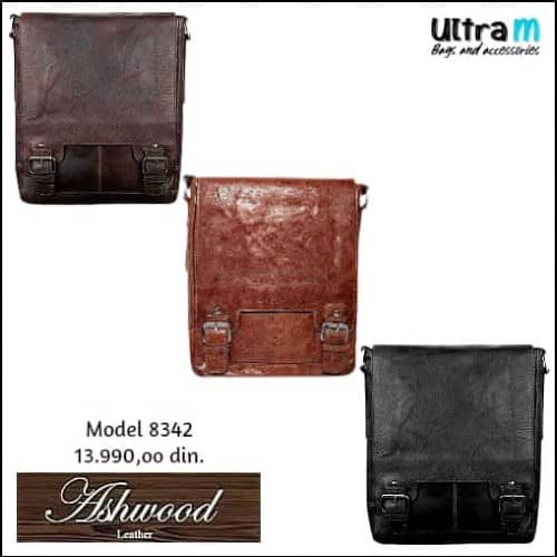 Muška torbica Ashwood Art. 8342 Koža