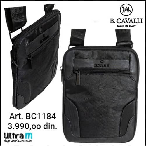 Muška torbica B.Cavalli Art. BC1184 Black