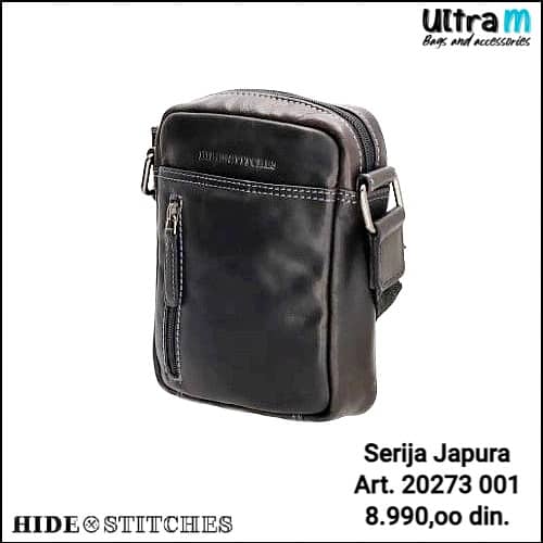 Muška torbica Hide & Stitches Art. 20273 001 Japura koža
