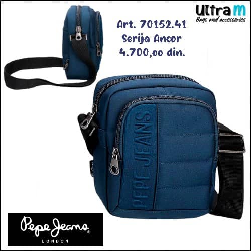 Muška torbica Pepe Jeans Art. 70.152.41 Ancor Texas plava