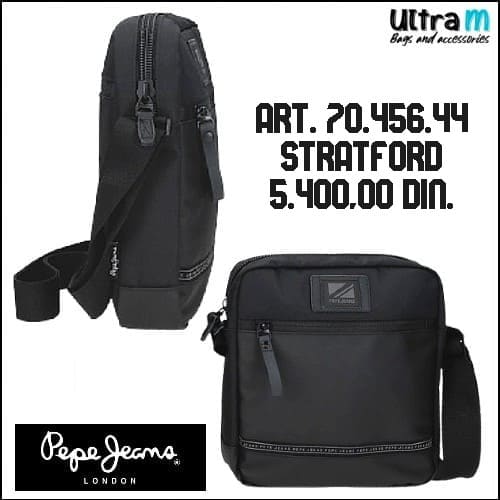 Muška torbica Pepe Jeans Art. 70.456.44 Stratford Crna
