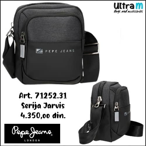 Muška torbica Pepe Jeans Art. 71.252.31 Jarvis crna