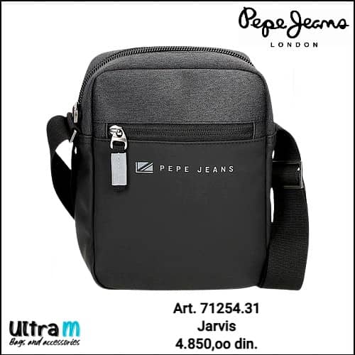 Muška torbica Pepe Jeans Art. 71.254.31 Jarvis Black