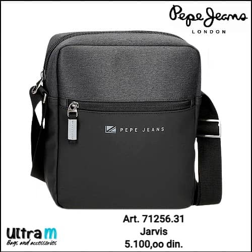 Muška torbica Pepe Jeans Art. 71.256.31 Jarvis Black