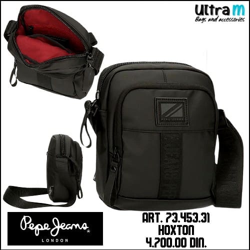 Muška torbica Pepe Jeans Art. 73.453.31 Hoxton Crna