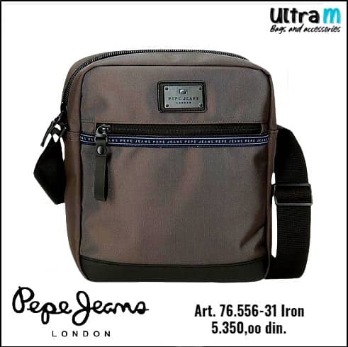 Muška torbica Pepe Jeans Art. 76.556.31 Iron