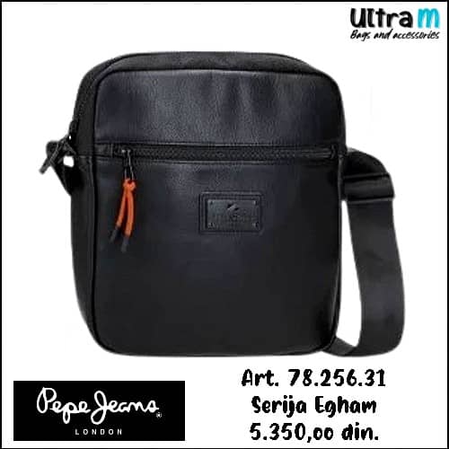 Muška torbica Pepe Jeans Art. 78.256.31 Egham Crna