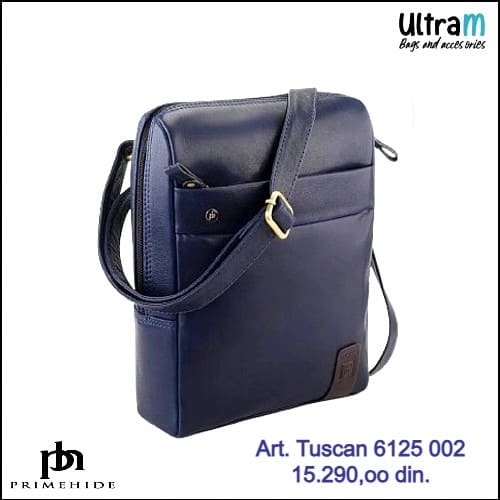 Muška torbica Primehide Art. Tuscan Messenger Bag 6125 Blue